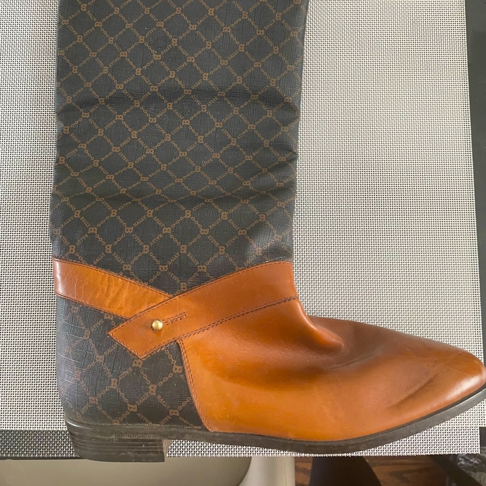 Bally Timeless Monogram Riding Boot